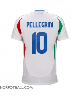 Billige Fotballdrakt Italia Lorenzo Pellegrini #10 Replika Bortedrakt EM 2024 Kortermet